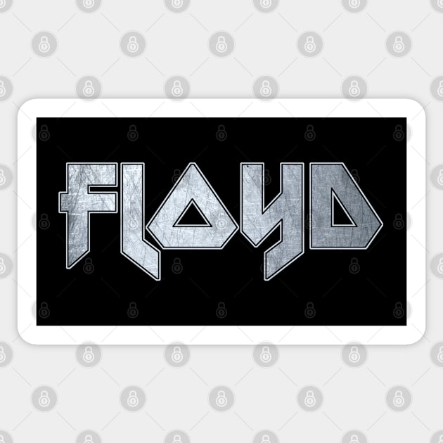 Heavy metal Floyd Sticker by KubikoBakhar